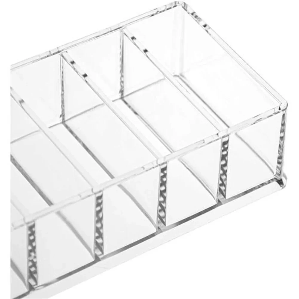 4 Pack Acrylic Compact Organizer Cosmetics Beauty Care Powder Holder Blushes